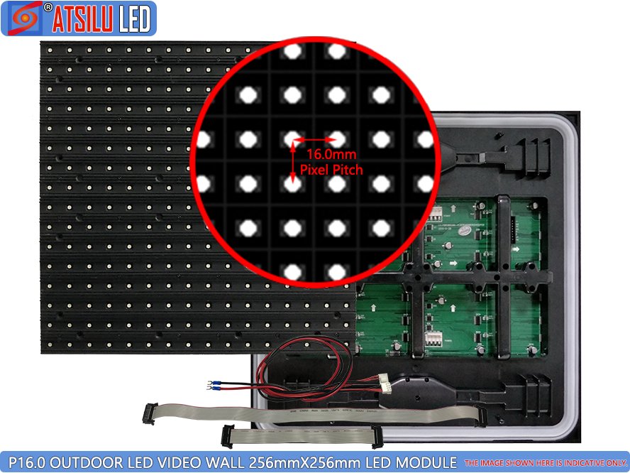 P16mm Outdoor LED Video Wall SMD Front Service LED Module